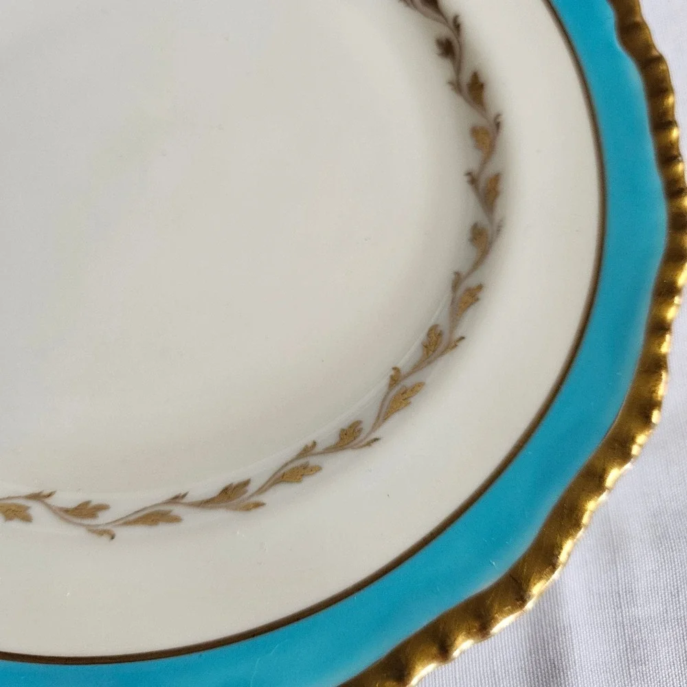Royal Doulton Bone China Talbot Turquoise 1939 Plate 6